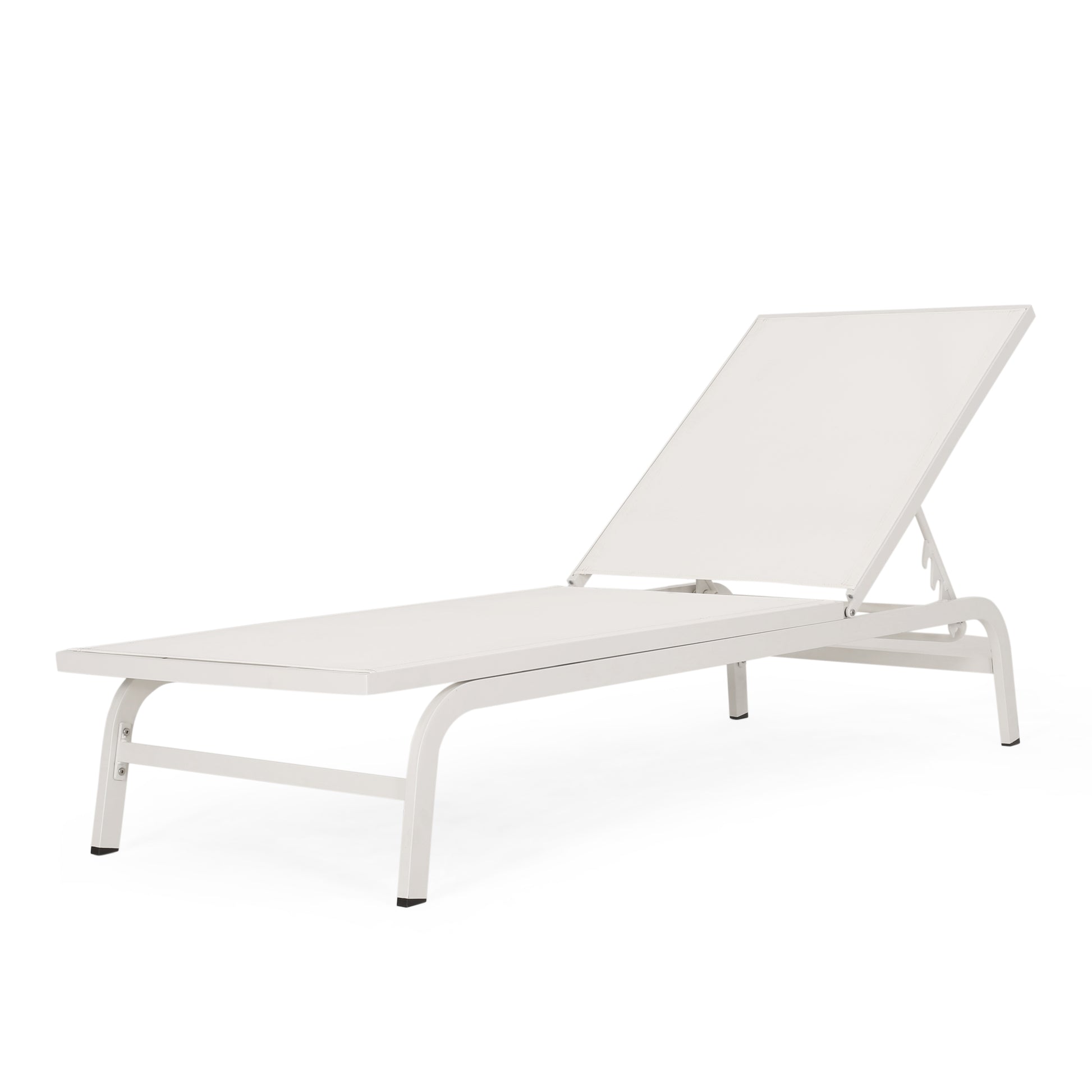 Finn Chaise Lounge White Nylon Mesh