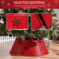 Homcom Christmas Tree Collar, Steel Tree Ring Skirt, Home Xmas Decoration For Christmas Tree, 26