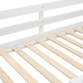 Twin Over Twin Bunk Bed With 4 Drawers And 3 Shelves White Twin White Solid Wood