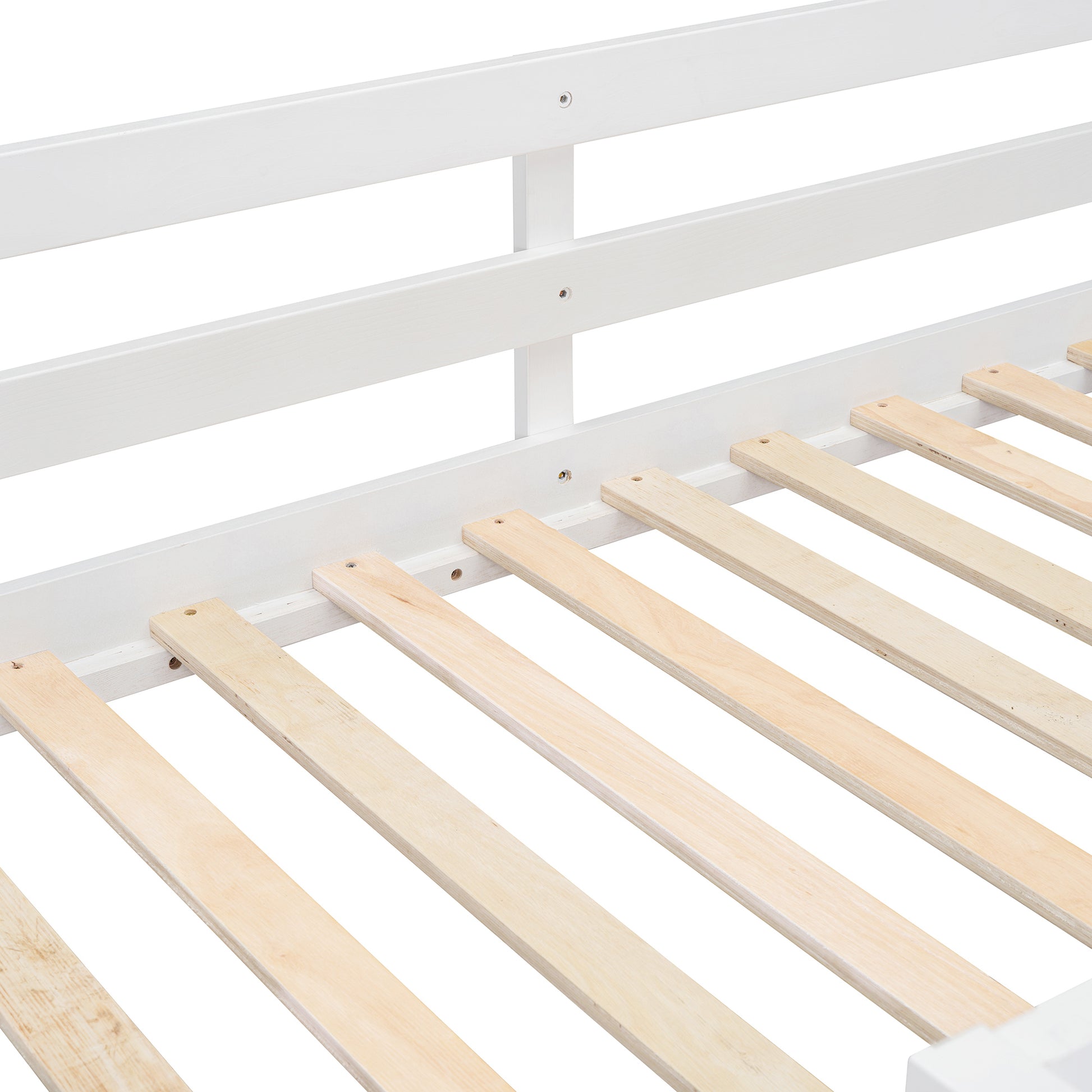 Twin Over Twin Bunk Bed With 4 Drawers And 3 Shelves White Twin White Solid Wood