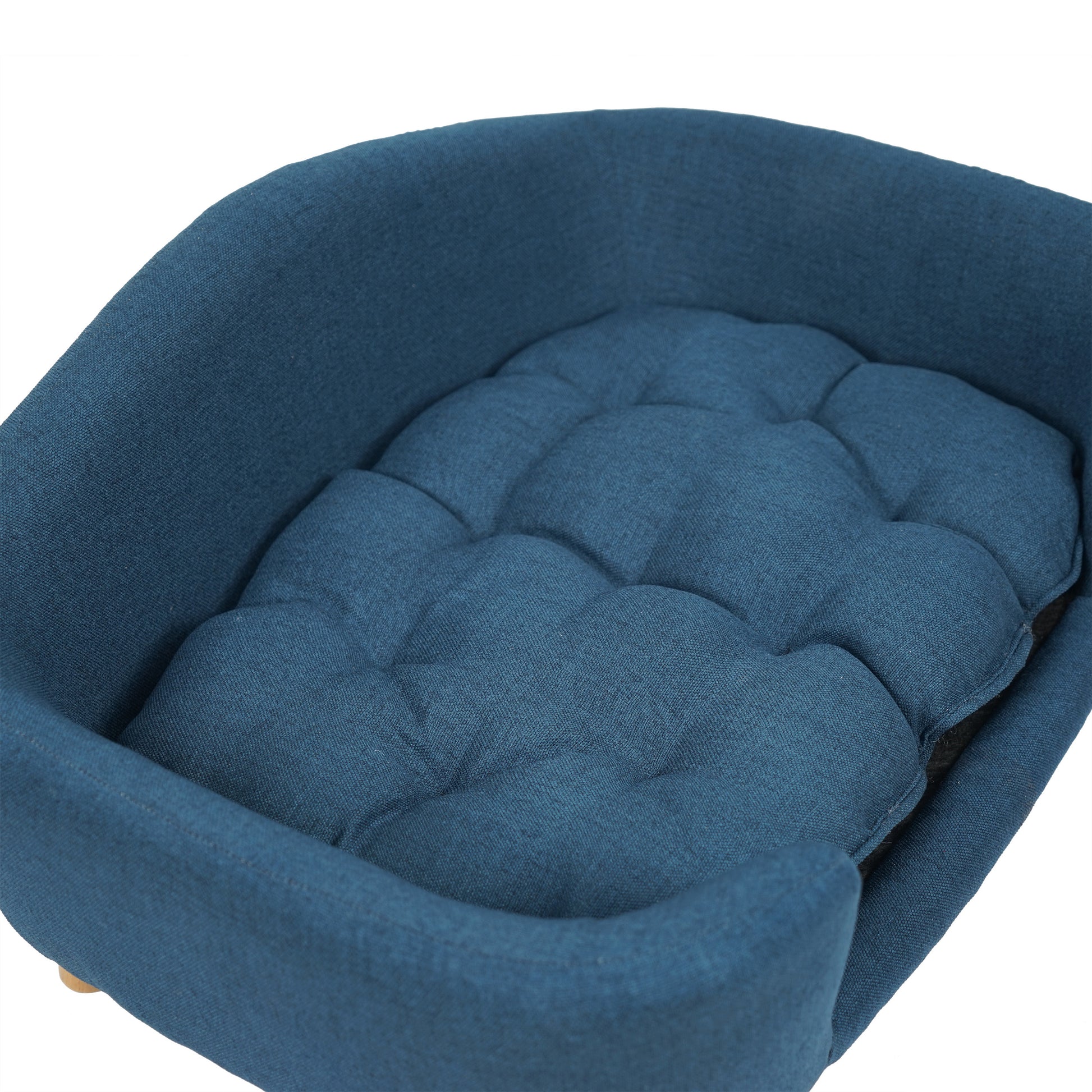 Dog Bed Navy Blue Fabric