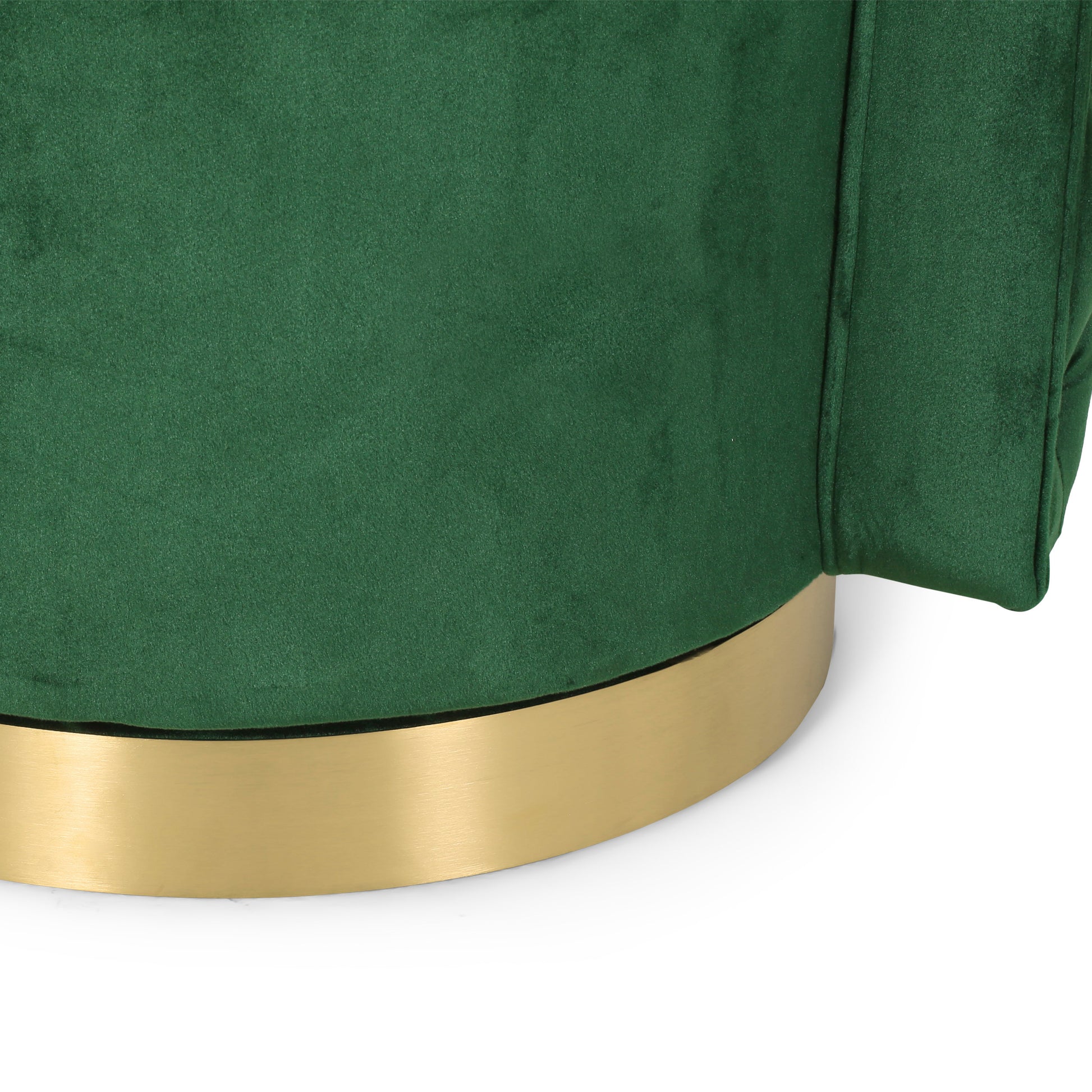 Swivel Arm Chair Emerald Velvet