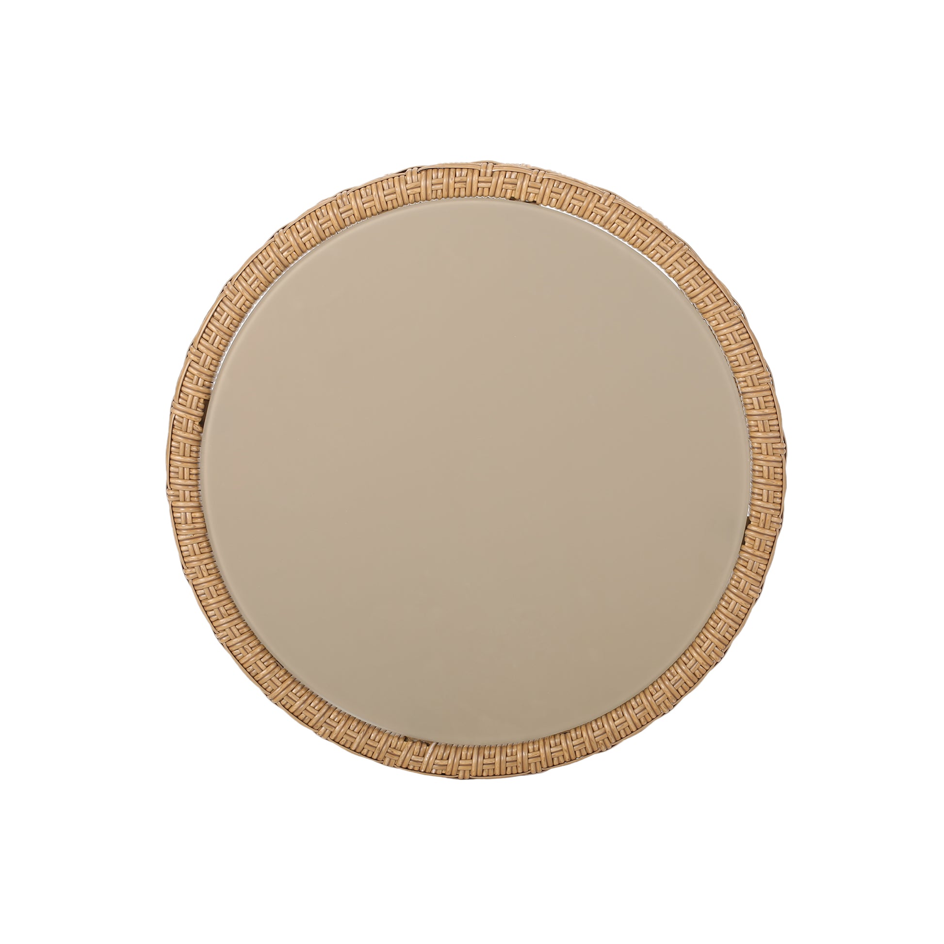 Tatiana Side Table Light Brown Rattan