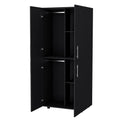 White 4 Door Armoire Black Bedroom Melamine