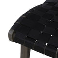 Charlotte Lounge Chair Black Metal & Wood