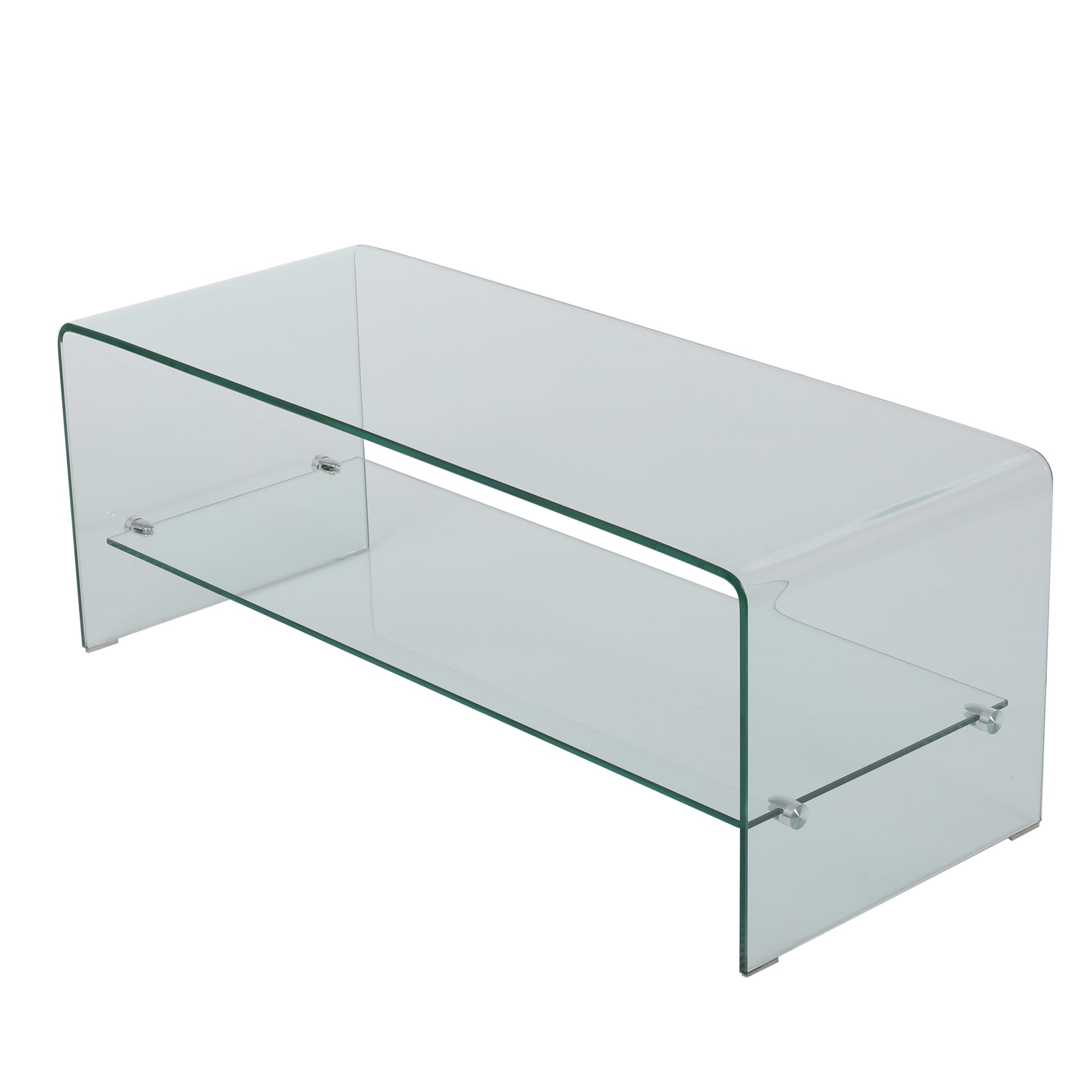 Tv Stand Clear 39 Inches Or Less Glass