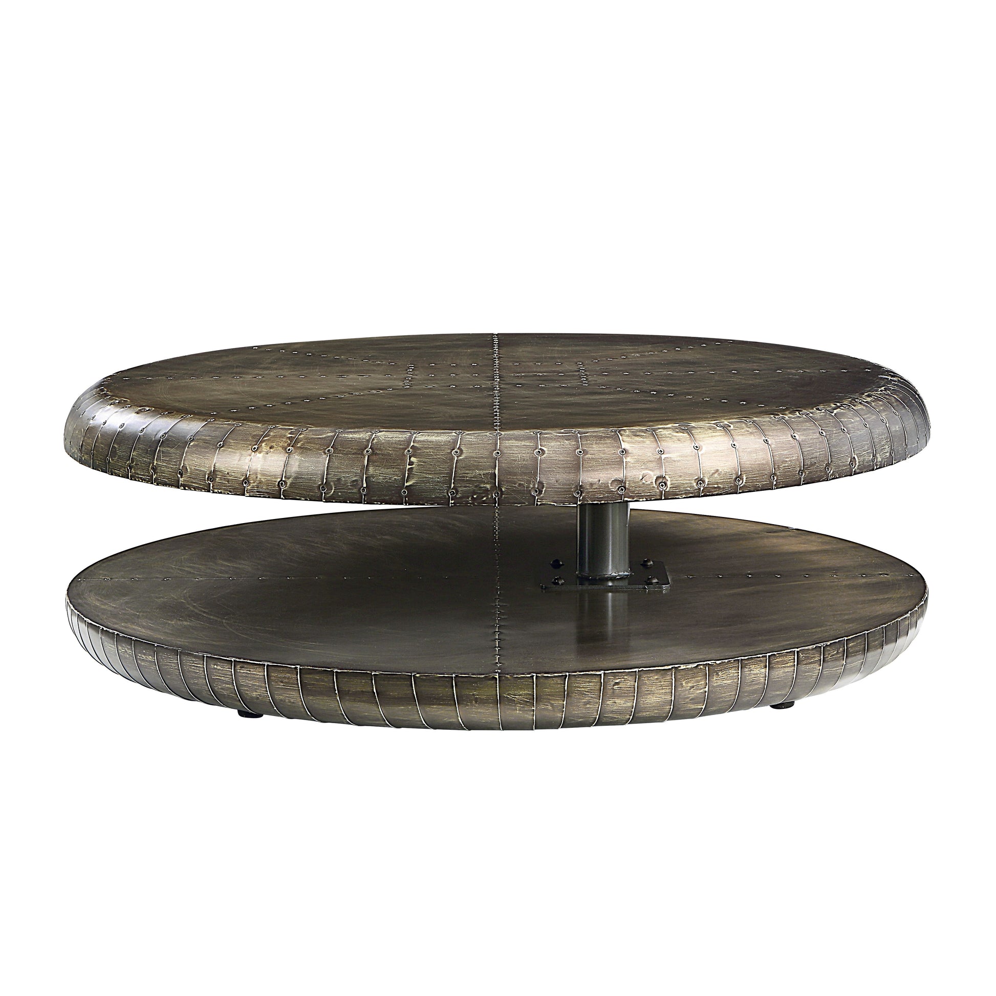 Brancaster Coffee Table, Bronze Aluminum Finish Lv02595 Bronze Wood Metal