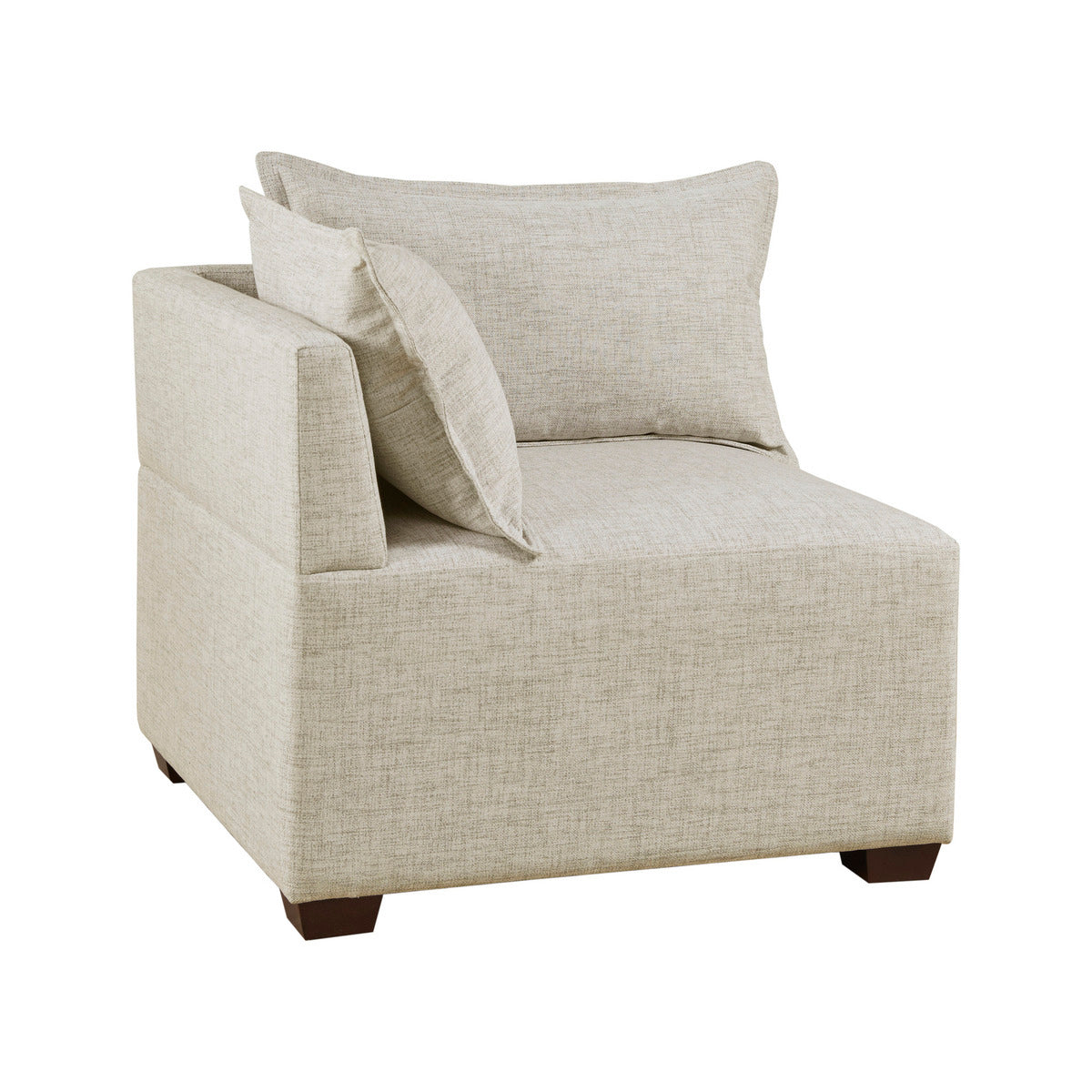 Modular Corner Chair Linen Polyester 1 Seat