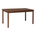 Contemporary Slat Top Acacia Wood Outdoor Dining Table Dark Brown Dark Brown Acacia Wood