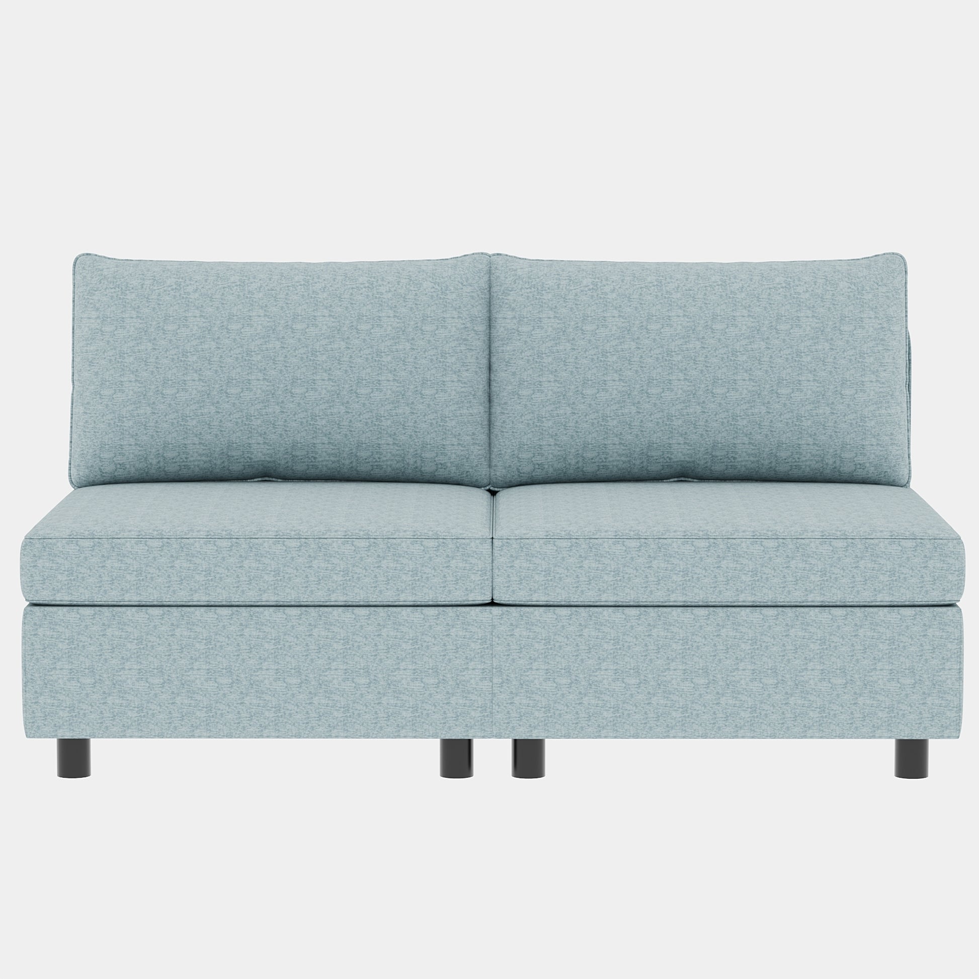 Modular Sectional Sofa, Convertible Sofa Seat With Storage, Sleeper Sectional Sofa Set, Fabric Flexible Modular Combinations For Living Room Antique Blue Fabric 8 Seat