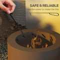 Outsunny Smokeless Fire Pit, 19