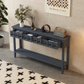 Rustic Entryway Console Table, 60