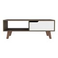 Oslo Coffee Table 2.0, One Drawer, Four Legs Multicolor Folding Primary Living Space Modern Freestanding Rectangular Coffee & End Tables Rectangular Particle Board Engineered Wood