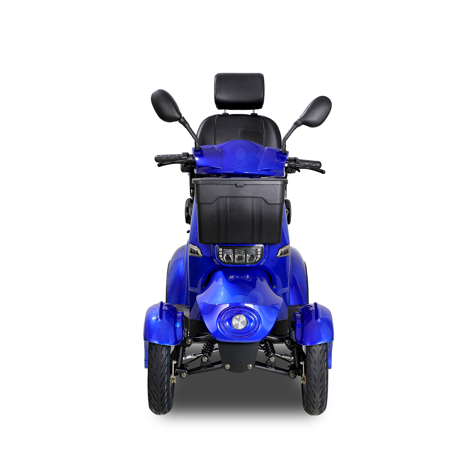 Xl3D4L Electric Mobility Recreational Travel Scooter For Adults,Mobility Scooters For Seniors, 4 Wheel Powered Mobility Scooters Blue Abs Pc Abs Pc