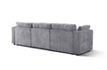 Modular Sofa Grey Chenille Fabric, Simple And Grand, The Seat And Back Is Very Soft. This Is Also A Knock Down Sofa Grey Brown Chenille Wood Primary Living Space Medium Firm Light Duty Victorian Rectangle Acacia Rolled Arms Chenille 3 Seat