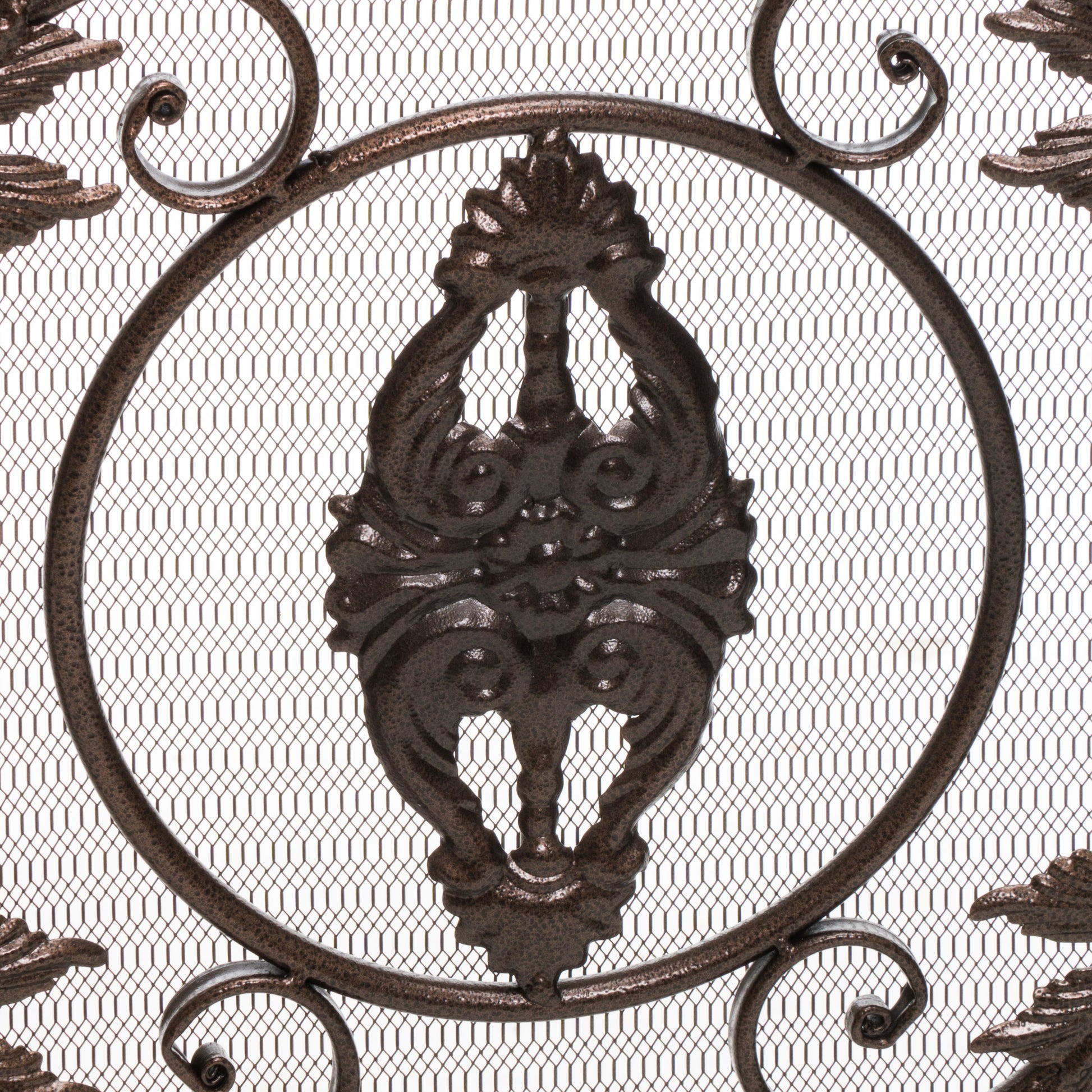 Waterbury Fireplace Screen Black Primary Living Space American Traditional Iron