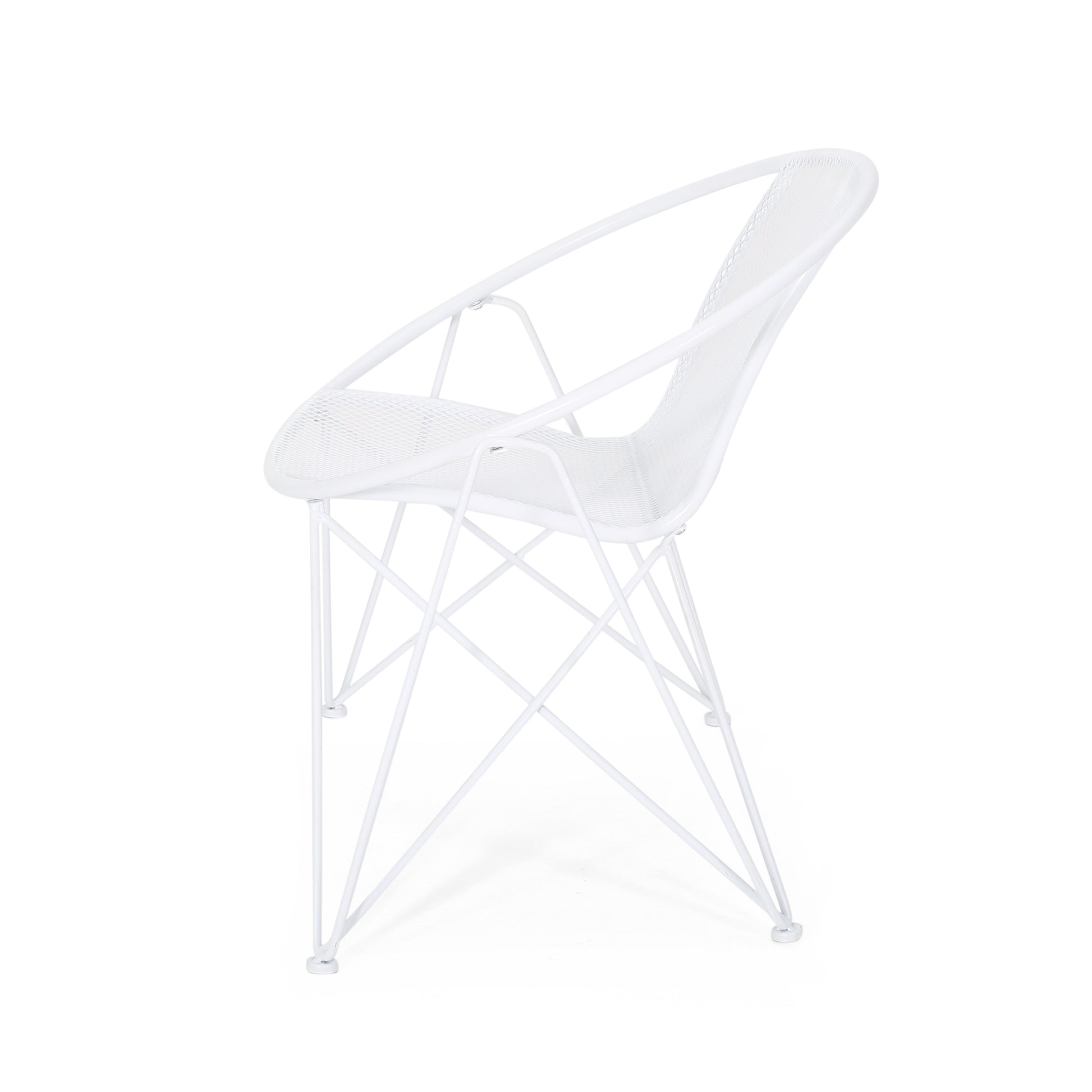 Georgia Chair Set Of 2 White Iron