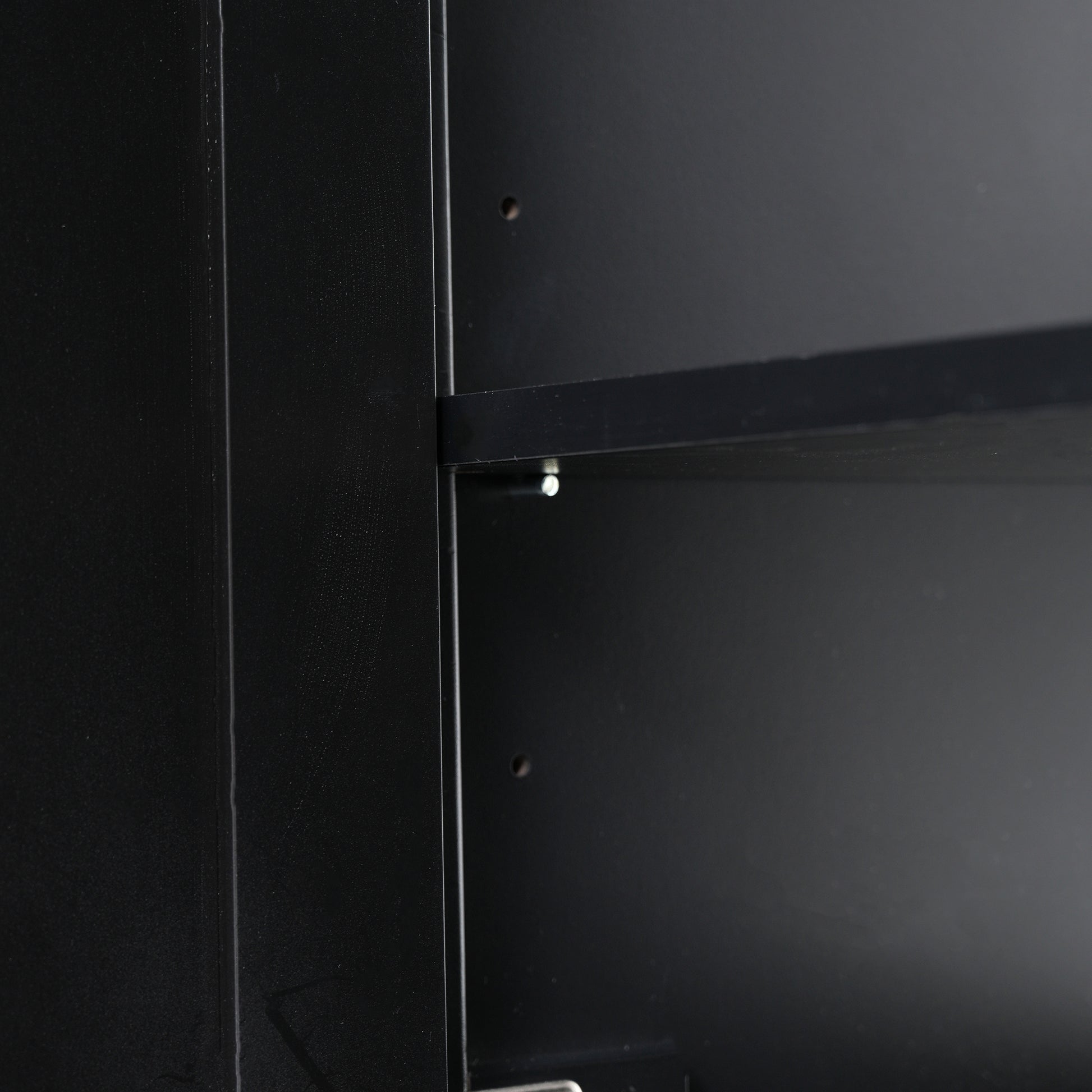 30 Inch Black Bathroom Vanity With Ceramic Sink And Large Storage Ideal Choice For Small Bathrooms Black Bathroom Solid Wood Mdf