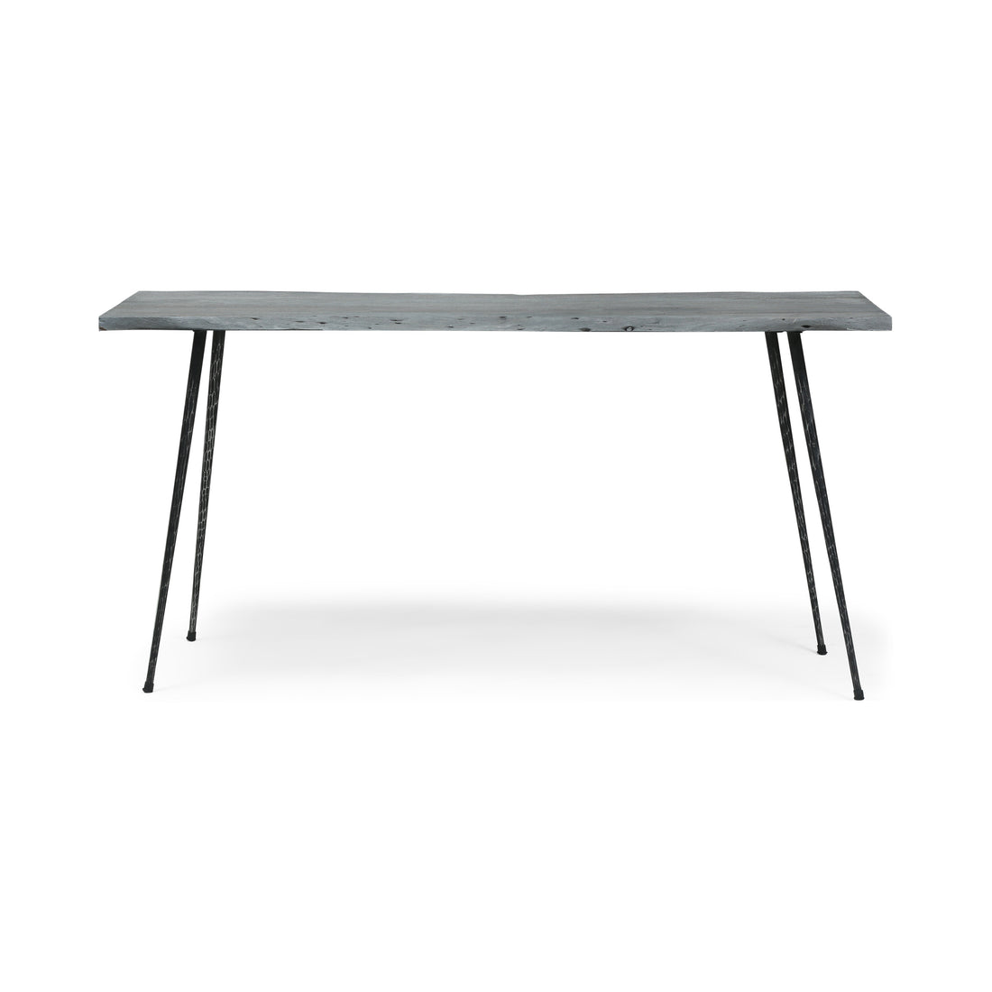 Console Table Grey Wood