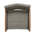 Luton Dining Chair Grey Rattan