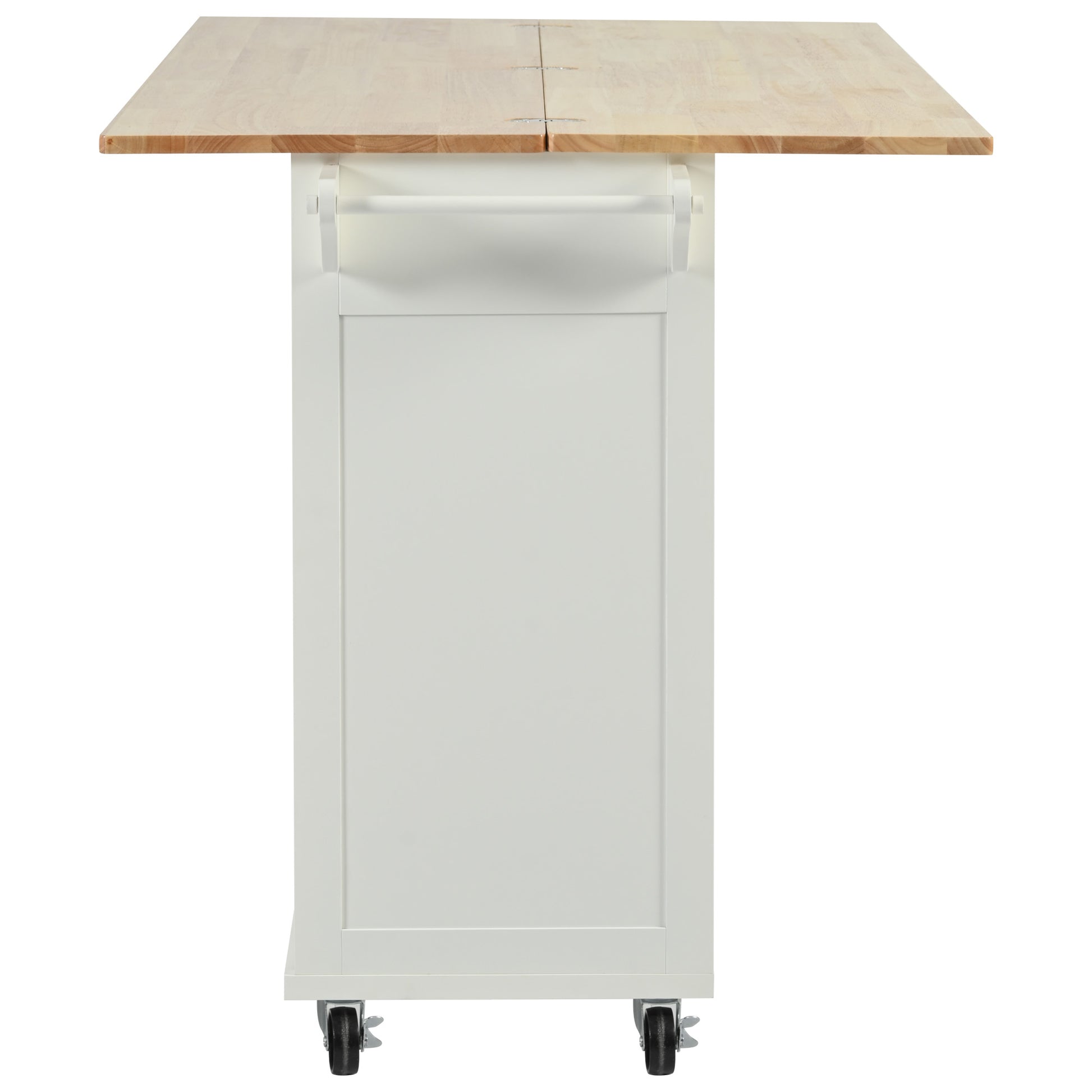 K&K Kitchen Island With Foldable Counter Top, Kitchen Storage Cart With Slide Out Shelf, Towel Rack And Drawer, Rolling Kitchen Cart On Wheels, For Kitchen, Living Room, Dining Room, White White Brown Kitchen Classic,Farmhouse,Luxury,Modern Rectangular