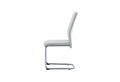 Sasa White Dining Chairs Kit Of 4 White Metal