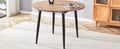 With A Clever Retractable Mechanism, The Mdf Table Top Is Made Of Black Metal Legs And Has A Smooth And Delicate Surface. The Unique Look Creates The Sleekof A Modern Home. Wood Mdf Metal