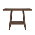 Glimm Brown Gathering Height Table Brown Engineered Wood