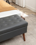 Storage Bench With Storage Bench For Bedroom End Of Bed Bench Foot Of Bed Bench Entryway Bench Storage Ottoman Bench 43.3