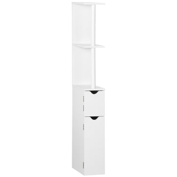 Kleankin Tall Bathroom Storage Cabinet,