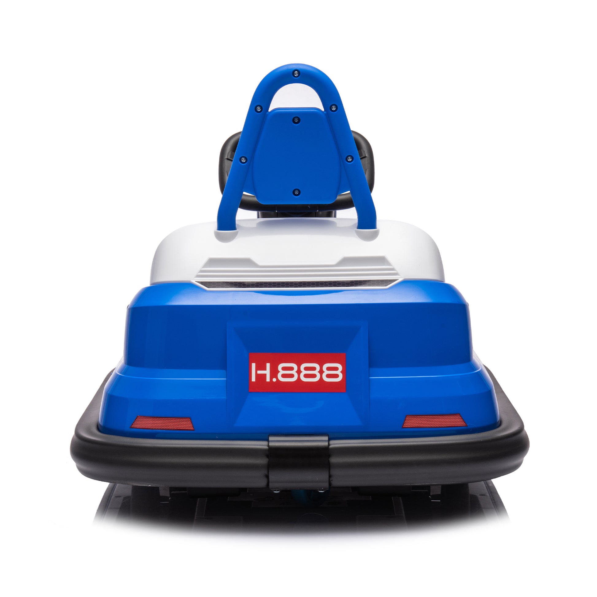 6V Kids Ride On Electric Go Kart Bumper Car W Parents Remote Control,Three Speed Adjustable,Led Lights,Horn,Bluetooth,Player&360 Spin,Vehicle Body With Anti Collision Padding For 18M . Blue Polypropylene