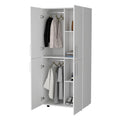 White 4 Door Armoire White Bedroom Melamine