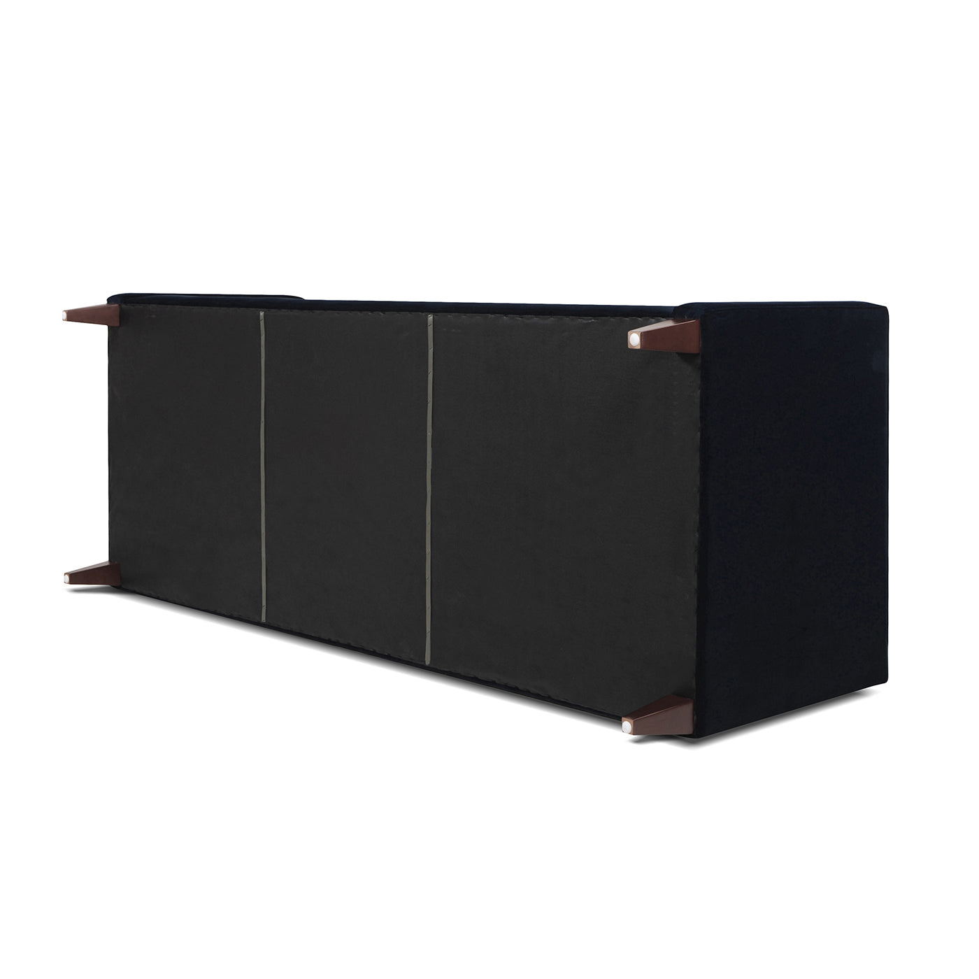 Jack 84" Modern Tuxedo Tufted Sofa, Dark Navy Blue Performance Velvet Dark Navy Foam Velvet 3 Seat