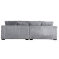 108Inch Modern Sectional Sofa L Shape Sofa With 4Pcs Back Cushions And 8Pcs Toss Pillows, Cup Holder,Bluetooth Speaker,Wireless Charger,Usb Ports For Living Room,Grey Light Grey Polyester Wood Primary Living Space Soft Loose Back Modern Pine Square Arms