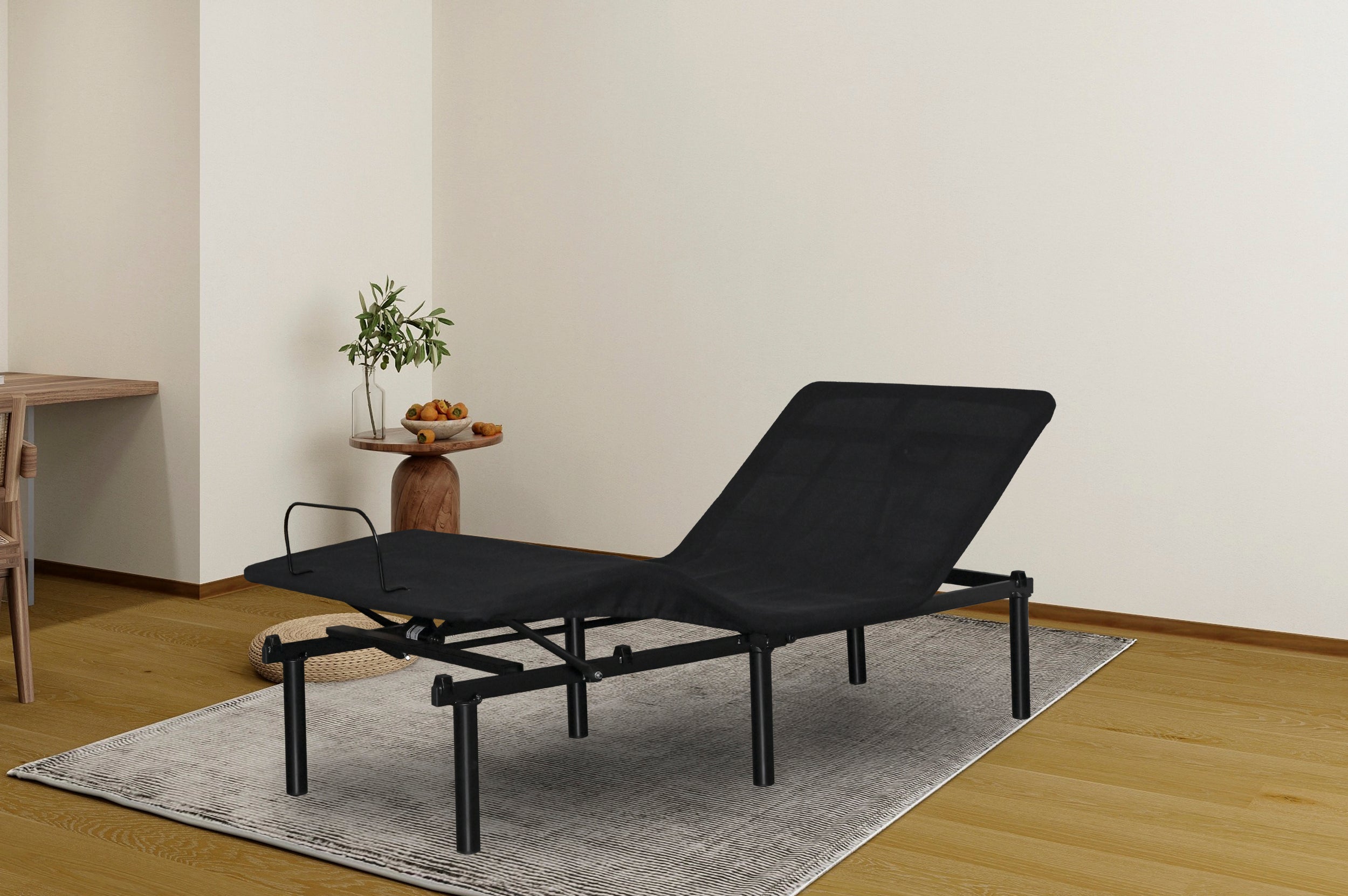 Adjustable Bed Base Fold To Half Txl Motorized Head And Foot Incline Q