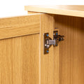 Storage Cabinet, Rattan Cabinet With 2 Adjustable