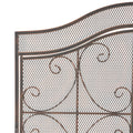 Fire Screen Black Iron