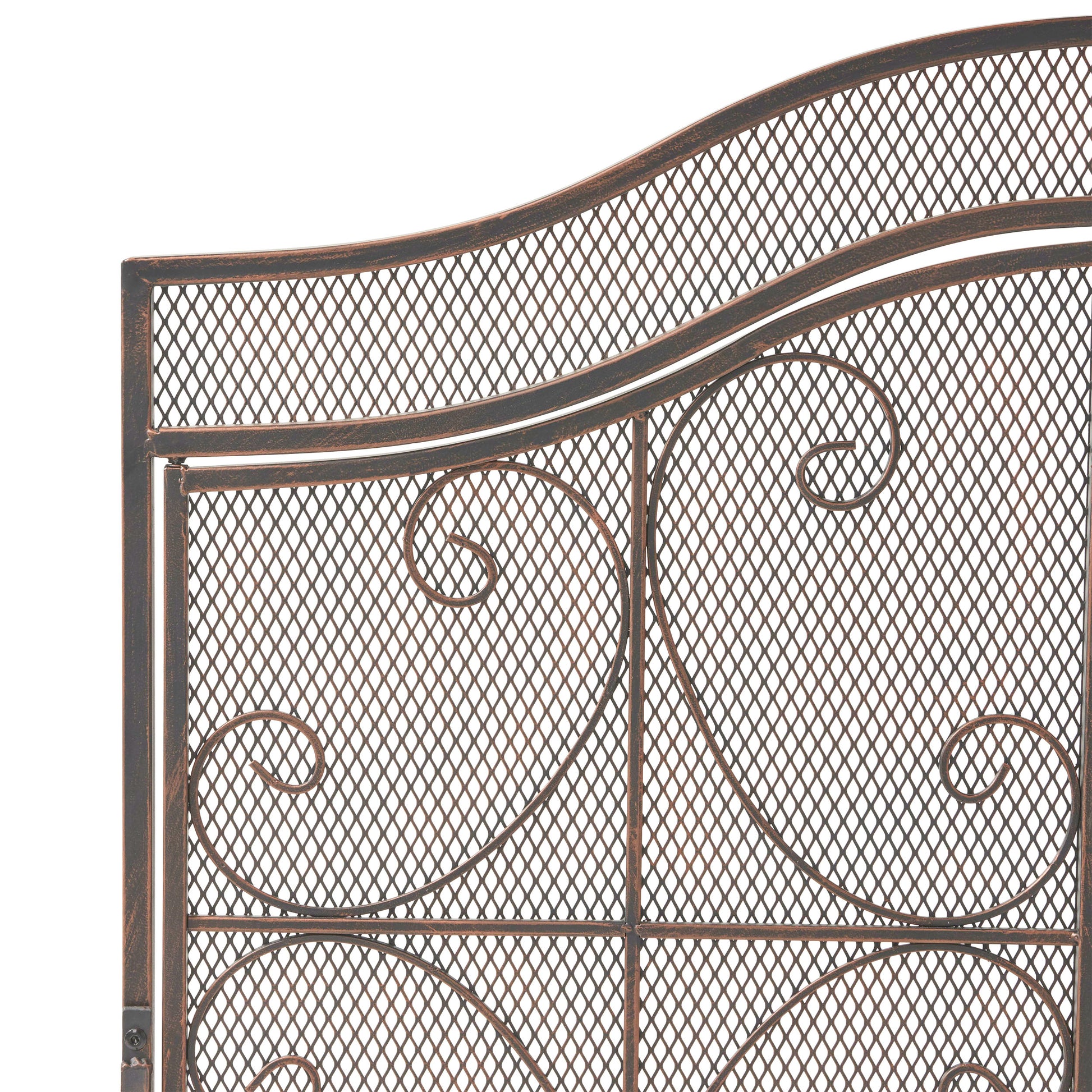 Fire Screen Black Iron