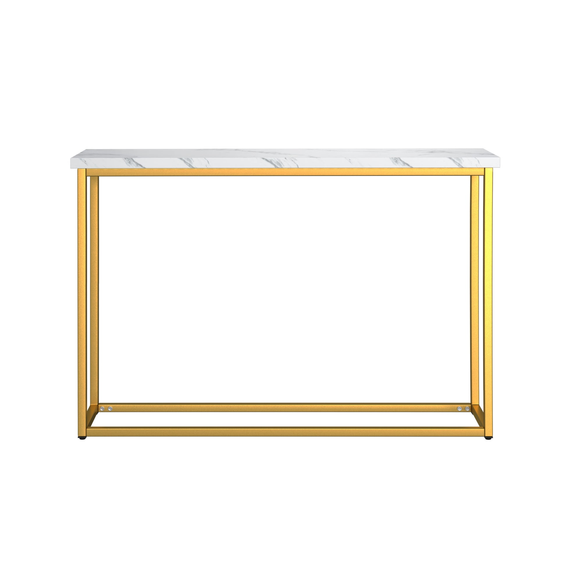 Marb White Sofa Table White Solid Wood