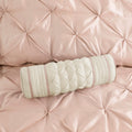 7 Piece Tufted Comforter Set Blush King King Blush Polyester