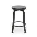 Counter Stool - Black Wood Metal