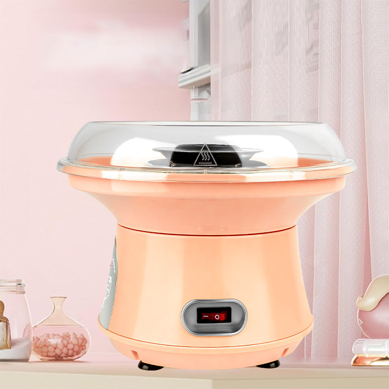 Cotton Candy Machine, Mini Cotton Candy Maker For Kids, Vintage Candy Maker For Christmas Gift, Home, Birthday Family Party Orange Plastic