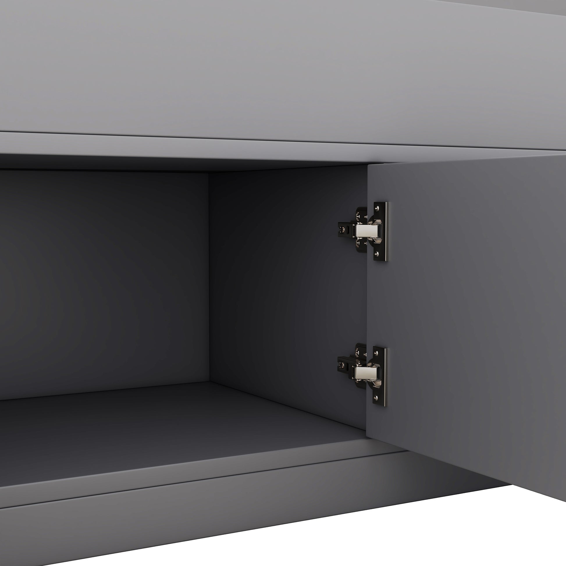 Twin Size Captain Platform Bed Frame With Storage Bookcases And Shelves,Four Drawers, Gray Twin Gray Solid Wood Mdf