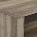 Transitional Electric Fireplace Wood And Glass Tv Stand For Tvs Up To 65