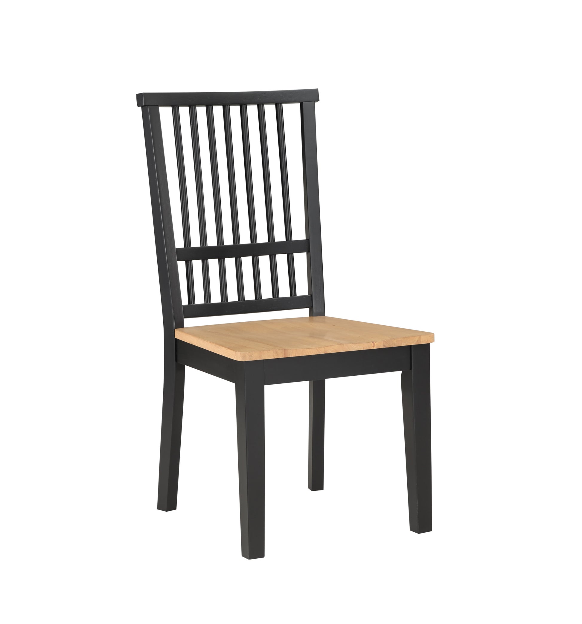 Magnolia Side Chair Set Of 2 Black Black Wood