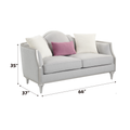 Kasa Loveseat W 3 Pillows, Beige Linen Lv01500 Beige Linen