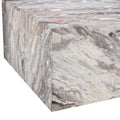 Modern Mdf Coffee Table With Grey Texture Pattern 39.3X23.6X11.8 Inches Stylish And Durable Design Grey Mdf