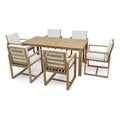 Patio Dining Set Outdoor Dining Table and Chair Set yes-light teak-weather resistant frame-water