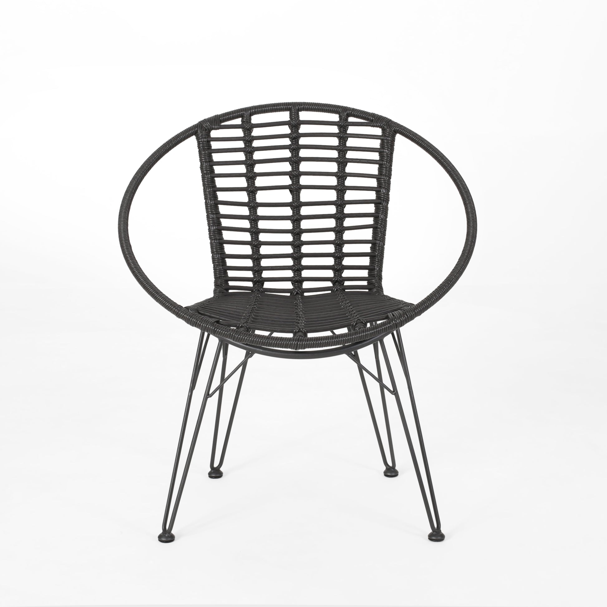 Highland Chair Set Of 2 Grey Rattan