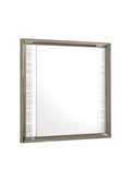 Star White Mirror With Led White Solid Wood Mdf